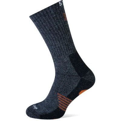 Abbildung von Stapp Techno Socken Bamboo Grau Orange 39 42