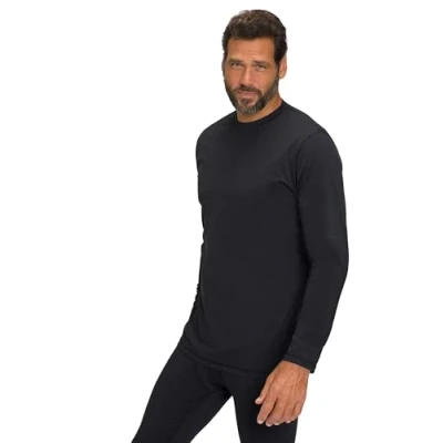 Abbildung von JP 1880 Funktions Unterhemd, Skiwear, Thermo, Langarm, warm, Rundhalsausschnitt, bis 8 XL schwarz 4XL 811837100