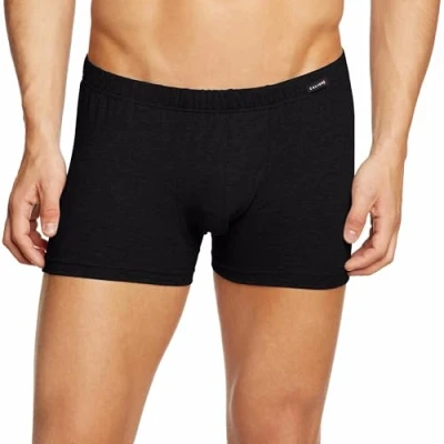 Abbildung von CALIDA Evolution Boxershorts Herren, stoffbezogener Gummibund, aus seidig weicher PIMA Baumwolle