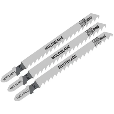 Abbildung von Multiblade Stichsägeblatt, für Holz, 100mm, Extra grob, 3 Stück