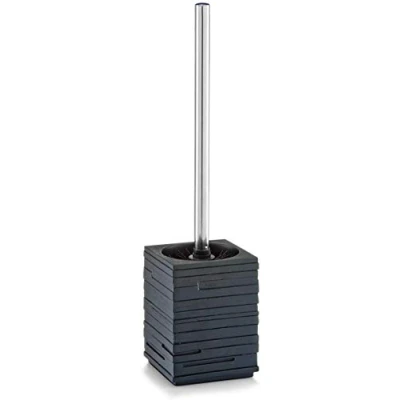 Abbildung von Zeller 18319 WC Bürste Schiefer, Polyresin, 9,5 x 38,5 cm, schwarz, 1 Pack