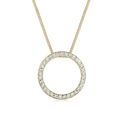 Abbildung von Elli Circle Halskette, Damen, Größe: 45, Gold