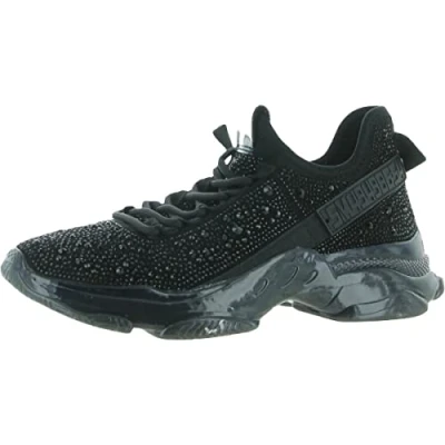 Abbildung von Steve Madden Damen Maxima Sneaker, Schwarz, 40 EU