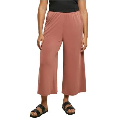 Abbildung von Urban Classics Culotte Stoffhose, Damen, Größe: Small, Terracotta