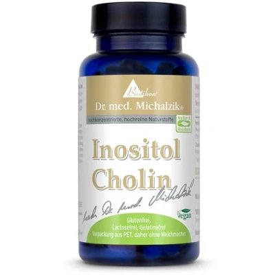 Abbildung von Inositol Cholin 750 mg natürliches &amp; 750mg Bitartrat nach Dr. med. Michalzik ohne Zusatzstoffe von Biotikon®