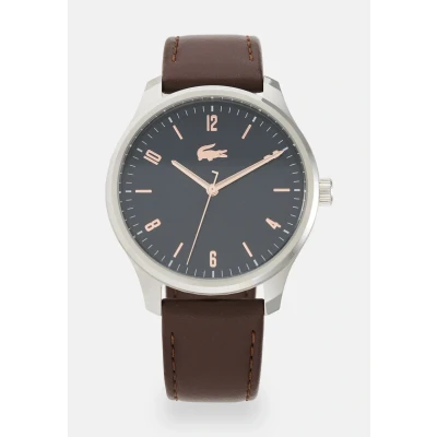 Abbildung von Lacoste Lisbon Uhr, Herren, Größe: One Size, Brown/blue