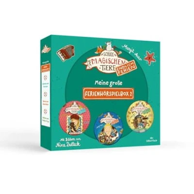 Abbildung von Die Schule der magischen Tiere Endlich Ferien Hörspiele: Meine große Ferienhörspielbox 2: »Helene und Karajan«, »Benni Henrietta«, »Hatice Mette Maja«: 3 CDs