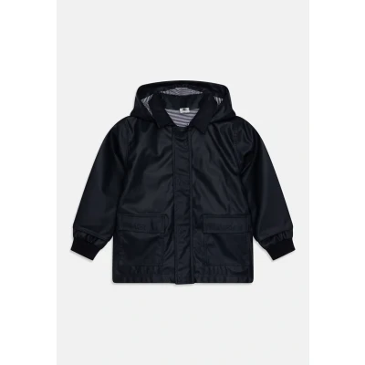 Abbildung von Petit Bateau KIDS CIRE Latah Unisex Regenjacke / wasserabweisende Jacke für Kinder, Größe: 128, Smoking