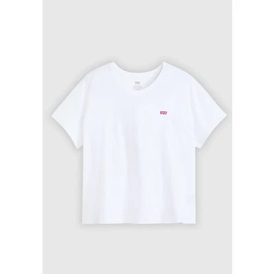 Abbildung von Levi&#039;s Plus THE Perfect TEE Tshirt basic, Damen, Größe: 58/60, White
