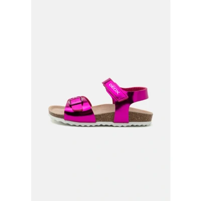 Abbildung von Geox Adriel GIRL Riemensandalette für Kinder, Größe: 34, Fuchsia Schuhe