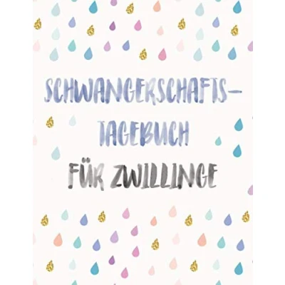 Abbildung von Mein Schwangerschaftstagebuch für Zwillinge: Tagebuch und Ausfüllbuch die Schwangerschaft in Farbe Buch als Geschenk Schwangere