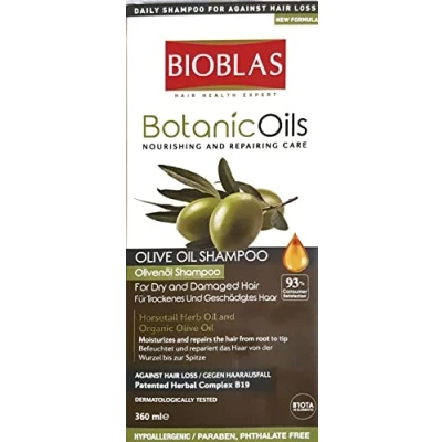 Abbildung von Botanic Oils Olivenöl Shampoo 360ml Bioblas Für Trockenes und Geschädigtes Haar