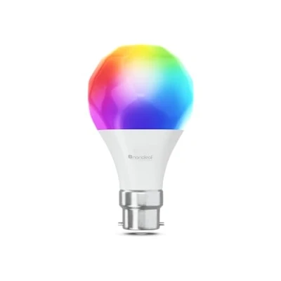 Abbildung von Nanoleaf Matter Essentials Glühbirne, Smarte RGBW B22 LED Lampe über Thread, Bluetooth 16 Mio. Farben Lampe, Bildschirm Sync, Funktioniert mit Google Home Apple, Deko und Gaming