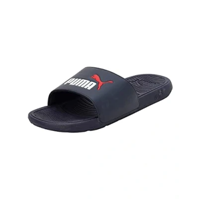 Abbildung von Puma Herren Cool Cat 2.0 Slide Sandal, Parisian Night White Red, 47 EU