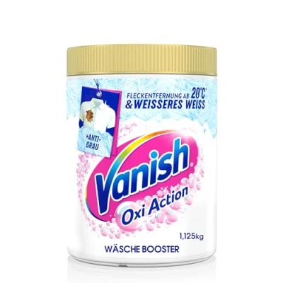 Abbildung von Vanish Oxi Action Powerweiss Pulver 1 x 1,125 kg Fleckenentferner und Wäsche Booster ohne Chlor Für weiße