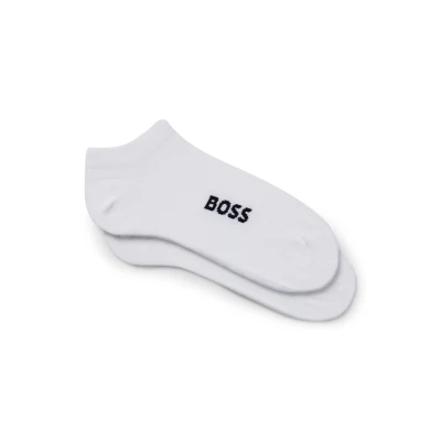 Abbildung von BOSS Damen 2p Logo Cc W ANKLE SOCKS, White100, 39 42 EU