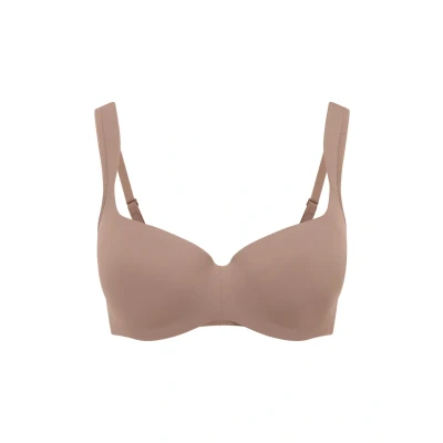 Abbildung von Lascana Schalen Tshirt BH, Damen, Größe: 70B, Taupe