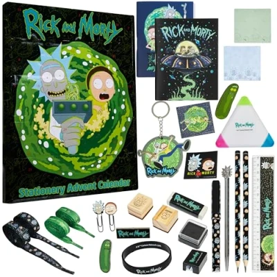 Abbildung von RICK AND MORTY Adventskalender 2024, Lustiger Countdown Kalender