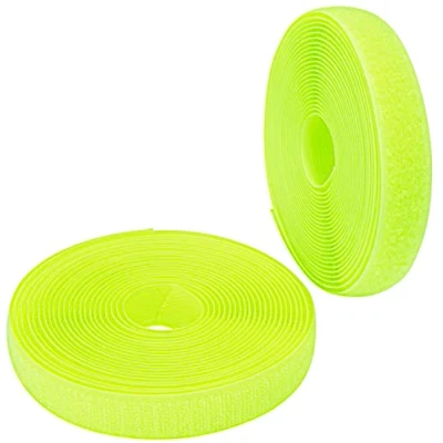 Abbildung von AERZETIX C65899 Klettband/ rolle 20 mm 5 meter organizer/kabelbinder band für kleidersäcke aus polyamid und polyester farbe: neongelb