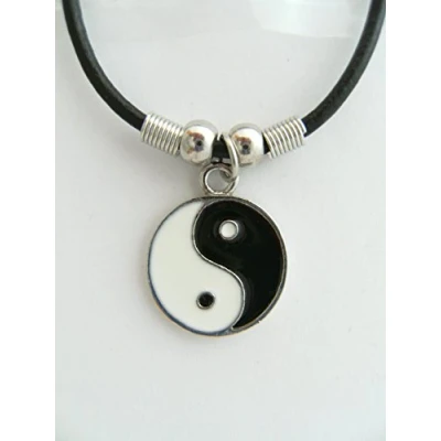 Abbildung von Unbekannt Kette Yin und Yang 2,5cm Ketten Modeschmuck Anhänger