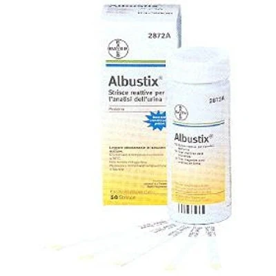 Abbildung von Albustix Proteinas 50 Tiras A2872C52