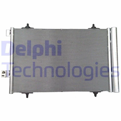 Abbildung von DELPHI TSP0225665 Klimakondensator mit Trockner 14 11 536 CITROËN: C5 III Estate, II PEUGEOT: 508 I SW Box Body / Saloon