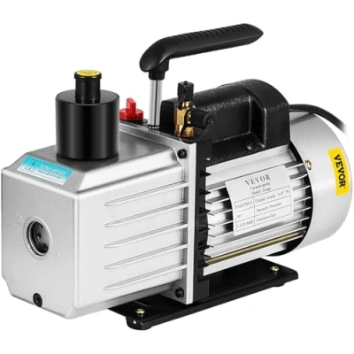Abbildung von VEVOR Vakuumpumpe 8 CFM 1 HP Zweistufige Klimaanlagen 220V 0,3 PA Ultimatives Vakuum Kältemittel HVAC Werkzeug für Automobile Reparatur Evakuierung