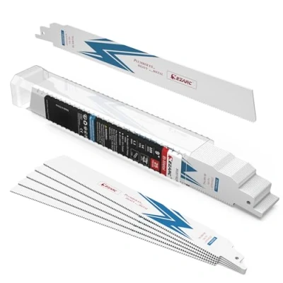 Abbildung von EZARC Säbelsägeblätter R926PM+ Geeignet für Heavy Metal Schneiden 14TPI 225mm 25tlg