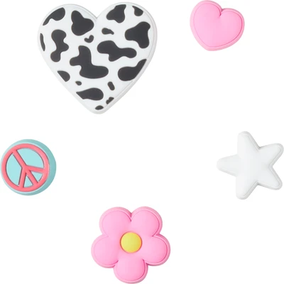 Abbildung von Crocs Unisex 5er Pack Schuhanhänger, Girly Icon 5 Stück