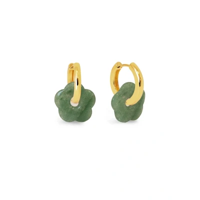 Abbildung von Singularu JADE Flower Ohrringe, Damen, Größe: One Size, Oro