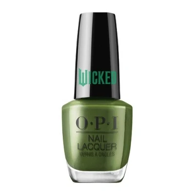 Abbildung von OPI x Wicked Nail Lacquer Witch O&#039;Clock Nagellack Grün schnelltrocknend hält bis zu 7 Tage mit ProWide Pinsel 15 ml