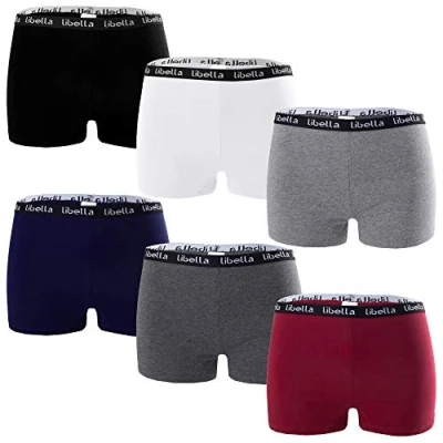 Abbildung von Libella® Panties Boxershorts Damen 6er Pack Hipsters Unterhose Unterwäsche Set Baumwolle 3429 XL