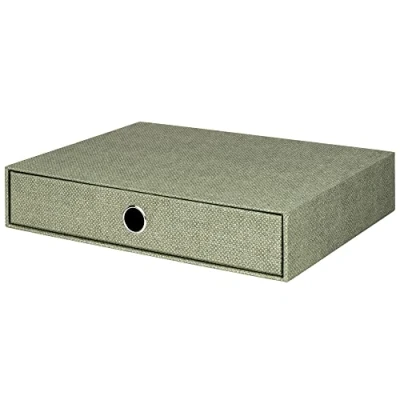 Abbildung von Rössler Papier 1524452670 S.O.H.O. Schubladenbox für DIN A4, mit Griffloch, Special Line Sage, 343 x 250 65 mm, 1 Stück