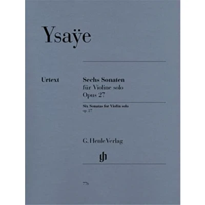 Abbildung von 6 Sonaten Op 27. Violine: Besetzung: Violine solo (G. Henle Urtext Ausgabe)