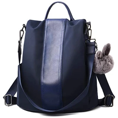 Abbildung von CHARMORE Damen Rucksack Wasserdichte Nylon Schultaschen Anti Diebstahl Tagesrucksack Schultertaschen