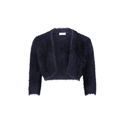 Abbildung von Vera Mont Bolero MIT Struktur Blazer, Damen, Größe: XS, Night sky