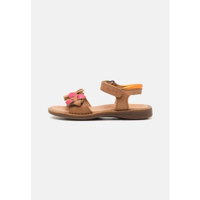 Abbildung von Froddo LORE Flowers Riemensandalette für Kinder, Größe: 25, Brown Schuhe