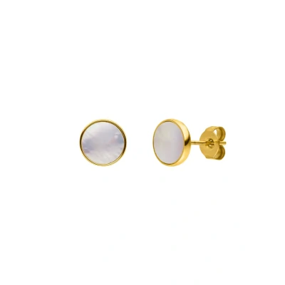 Abbildung von Purelei White Gloss Ohrringe goldcoloured, Damen, Größe: One Size, Gold coloured