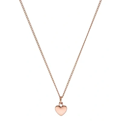 Abbildung von Purelei® Heart Charm Kette Damen (Roségold) Halskette aus langlebigem Edelstahl Wasserfeste 50 55 cm Länge verstellbar für deinen individuellen Look