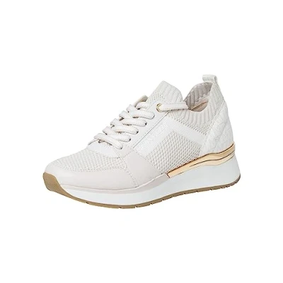 Abbildung von MARCO TOZZI Damen Sneaker, Keilabsatz, Wechselfußbett, weiches FEEL ME Fußbett, ideal für Business und Freizeit