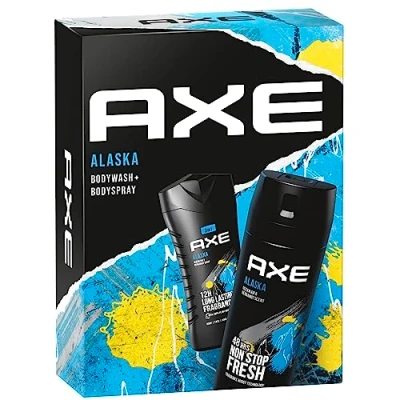 Abbildung von Axe Geschenkset &quot;Alaska&quot; Pflegeset mit Bodyspray und Duschgel (150 ml + 250 ml)