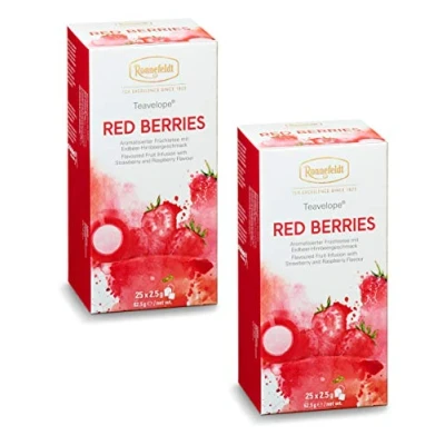 Abbildung von Ronnefeldt Teavelope 2er Pack Red Berries Aromatisierter Früchtetee 2x25x2,5g Teebtl.