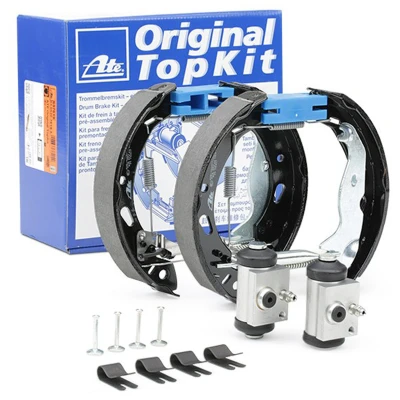 Abbildung von ATE Original TopKit 03.0520 7619.3 Bremsensatz, Trommelbremse mit Radbremszylinder, Zubehör FORD: FIESTA 6, 6 Van