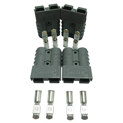Abbildung von 4 Stück Batterieanschluss 50A Batterie Schnellanschluss Stecker Für Auto Van Modi Motorrad