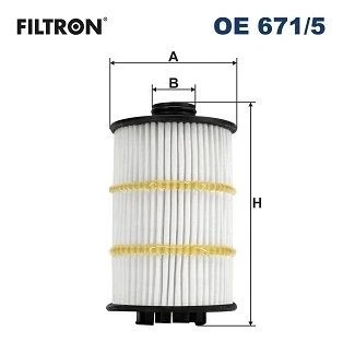 Abbildung von FILTRON OE 671/5 Ölfilter Filtereinsatz AUDI: A6 C7 Avant, Saloon, A7 Sportback, BENTLEY: Continental GT
