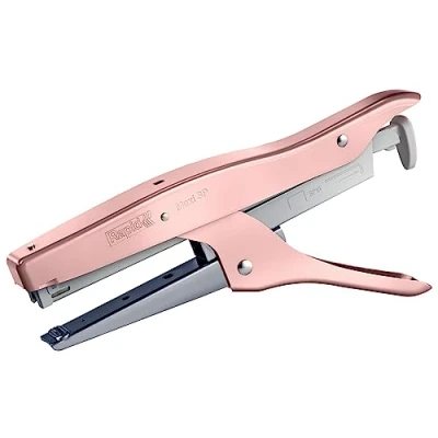 Abbildung von Rapid Maxi SP19 Heftzange, 20 Blatt Kapazität, verwendet Heftklammern, ergonomisches Design, inklusive Metall, rosa, 5001084
