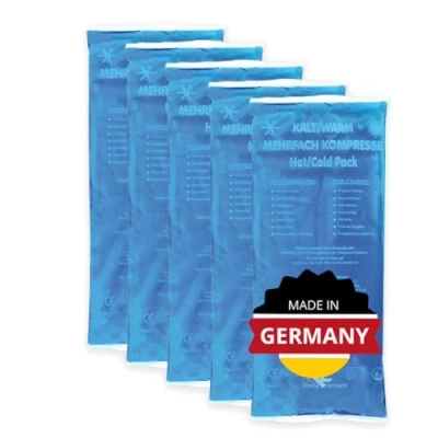 Abbildung von KK Kalt Warm Kompressen Hygiene Mehrfachkompresse 5 Stück Größe: 12 x 29 cm Mikrowellengeeignet