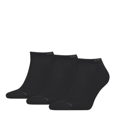 Abbildung von Calvin Klein Underwear MEN Sneaker 3 PACK Socken, Herren, Größe: One Size, Black