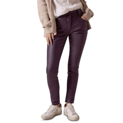 Abbildung von Cecil Beschichtete Stoffhose, Damen, Größe: 26x30, Beloved berry