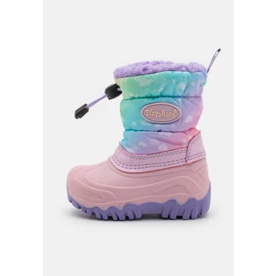 Abbildung von Playshoes Regenbogen Snowboot/Winterstiefel für Kinder, Größe: 20 21, Rosa Schuhe